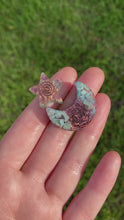 Load and play video in Gallery viewer, Dreamy Moon &amp; Star Orgone Charms
