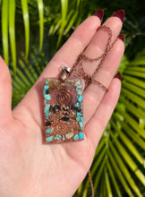 Load image into Gallery viewer, Turquoise Sacred Herb Protection Amulet - Gifts of Isis
