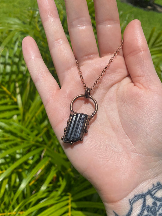 Black Tourmaline Necklace - Gifts of Isis