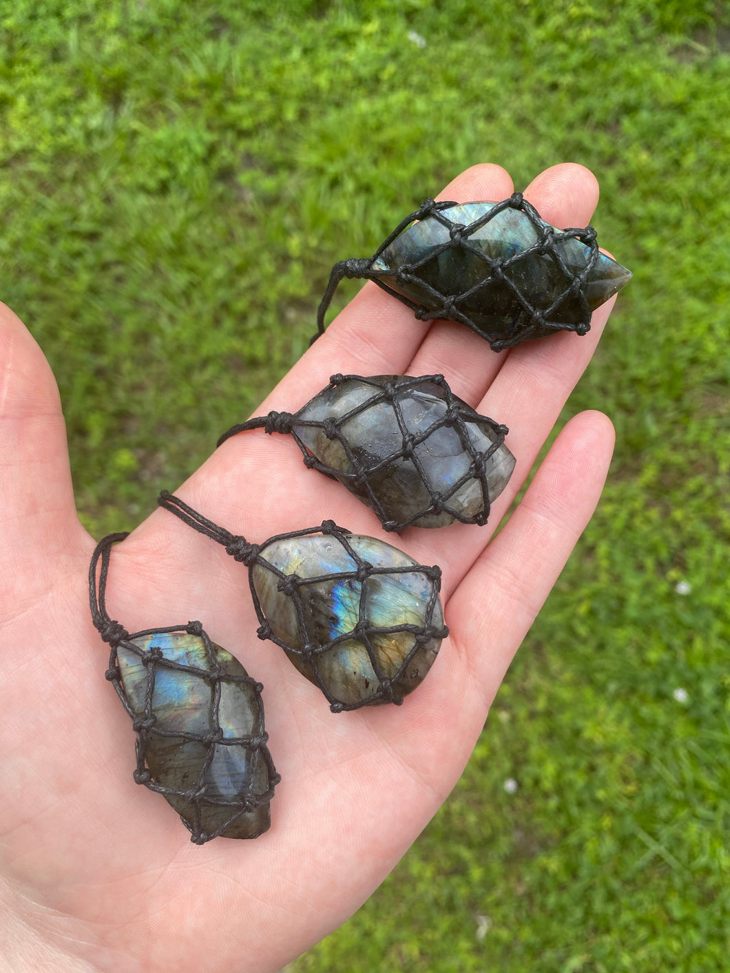 Rope Wrapped Labradorite Necklace - Gifts of Isis