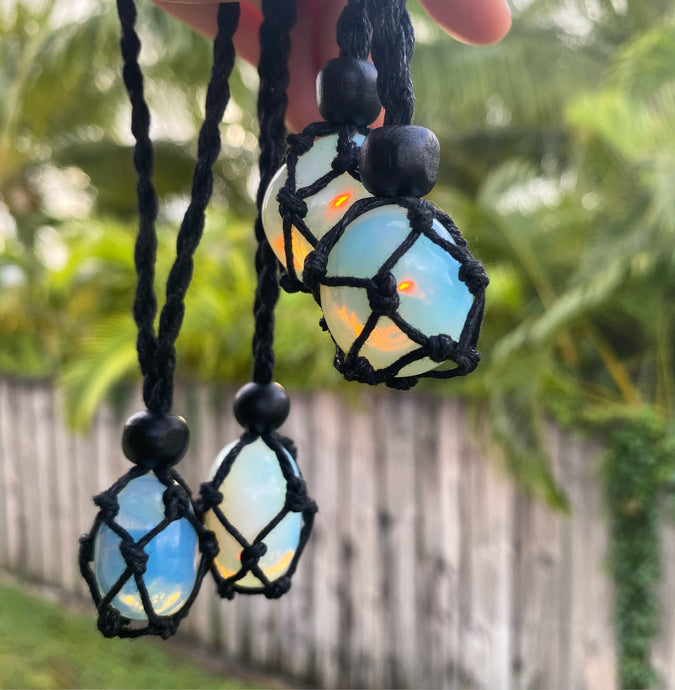 Rope Wrapped Opalite - Gifts of Isis