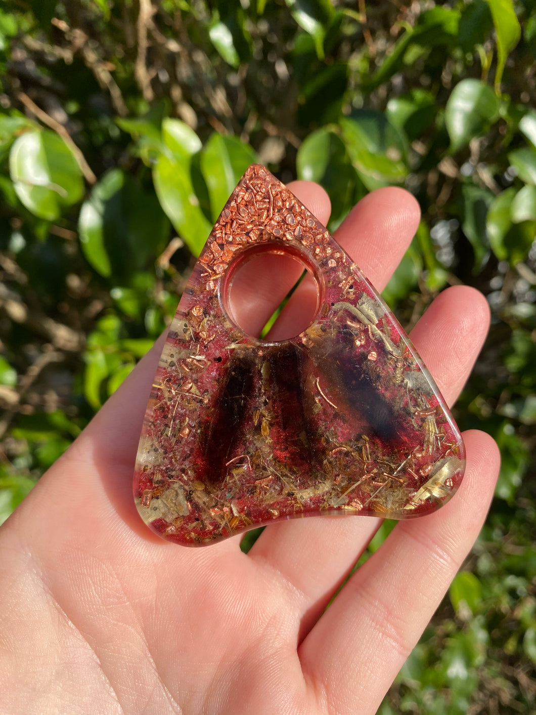 Sacred Herb Smoky Quartz Planchette - Gifts of Isis